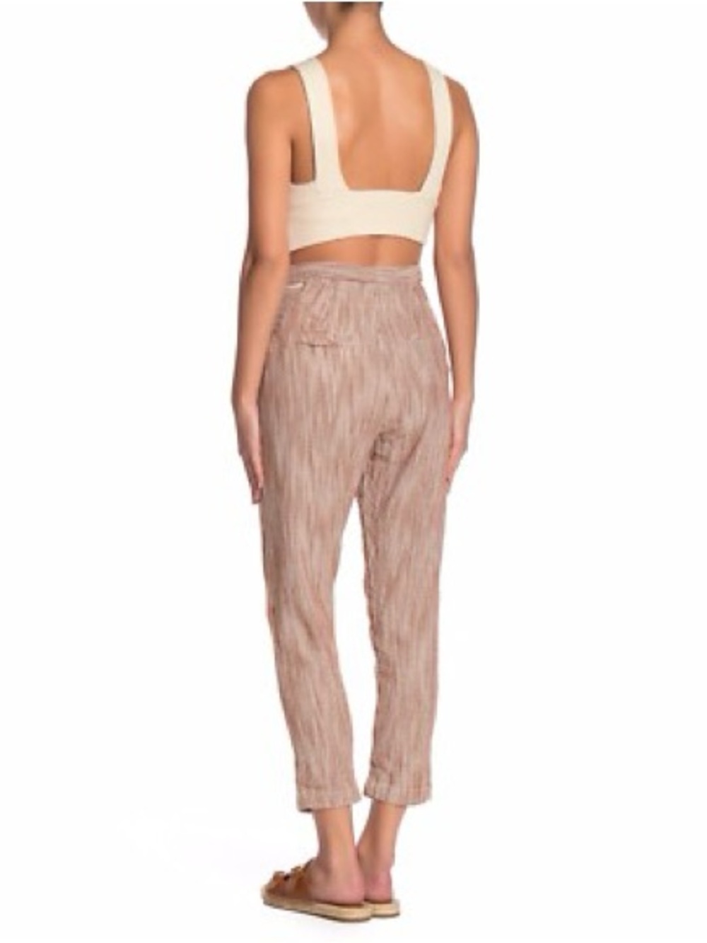 Free People | High Waisted Cropped Trousers - Picture 3 of 10